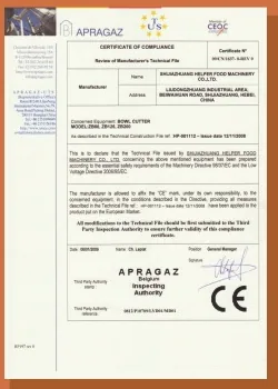 Brochure thumbnail of HELPER product compliance document 01