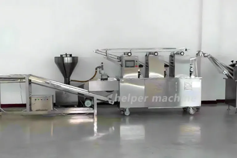 Official HELPER dumpling forming equipment on a clean background