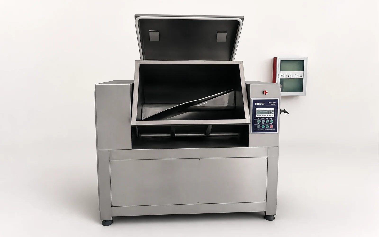 Horizontal vacuum dough mixer for noodles and dumplings