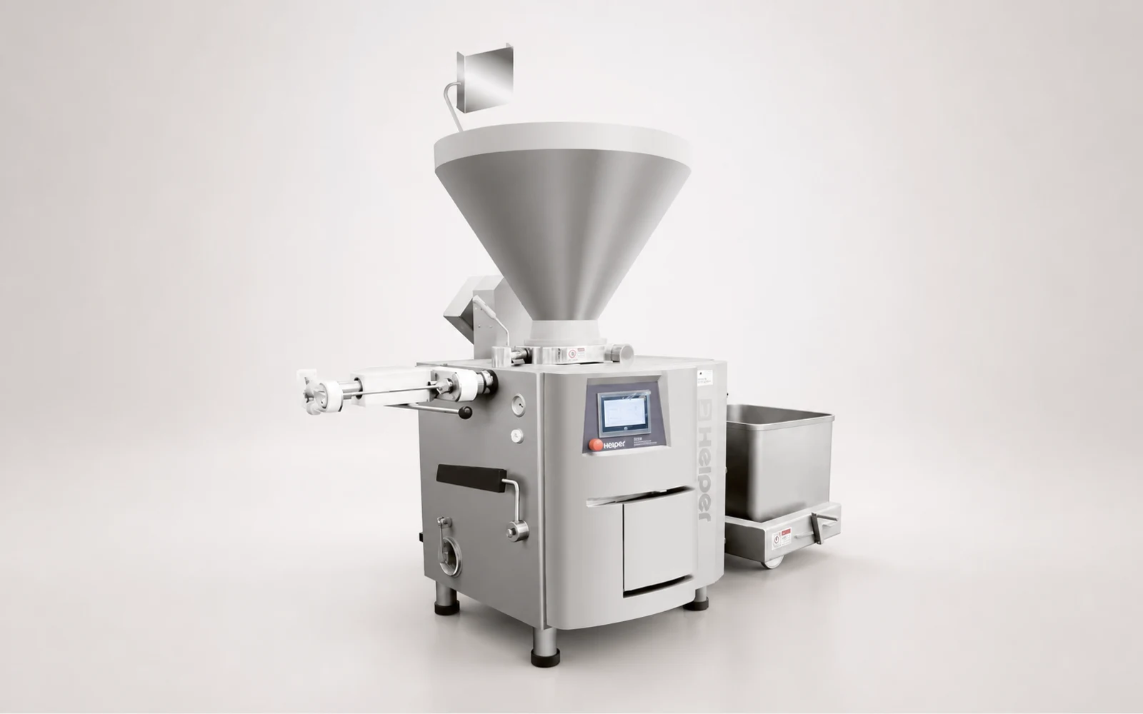 Industrial quantitative vacuum sausage filler