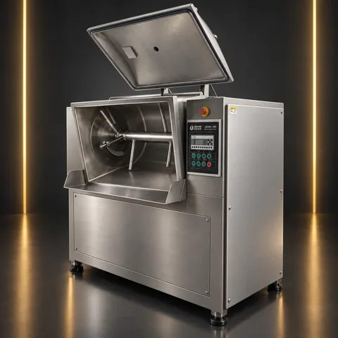 ZKHM-300 presentation image. Mixer selection must match the recipe and discharge condition.