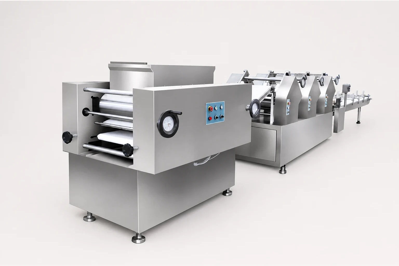 HELPER YPJ-225 and YPJ-270 compact dumpling wrapper dough sheeter