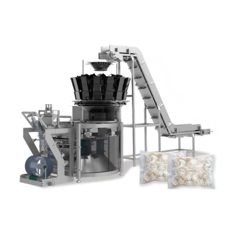Official HELPER automatic frozen dumpling and gyoza pouch packing line