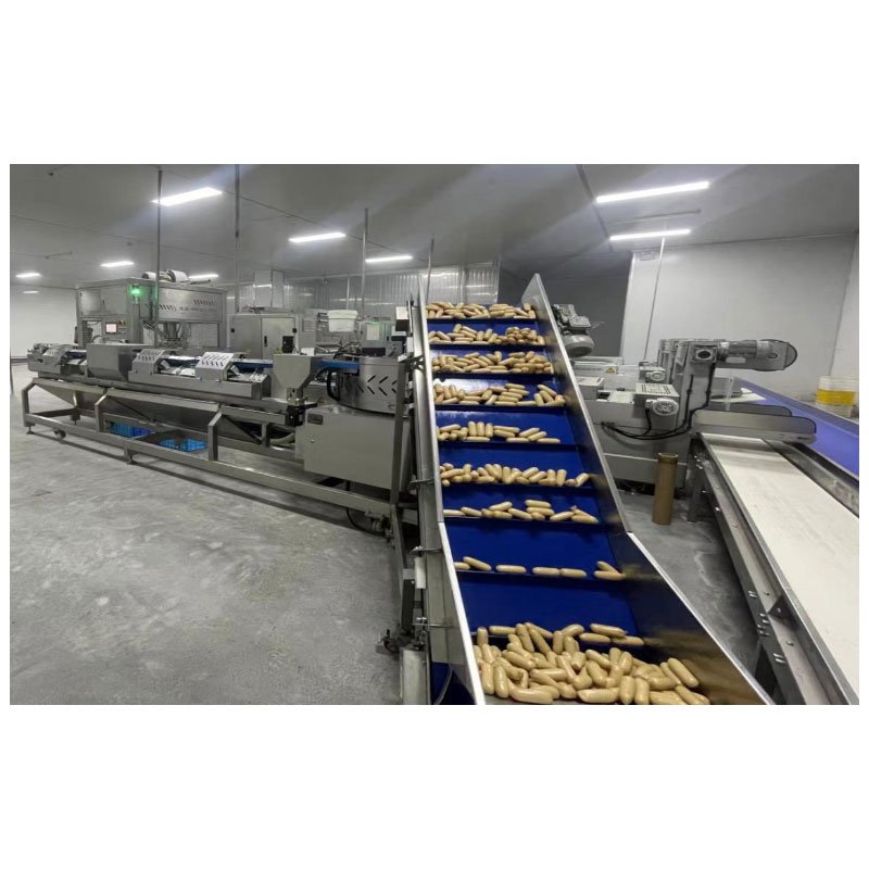 Official HELPER sausage lifting and sorting system in production