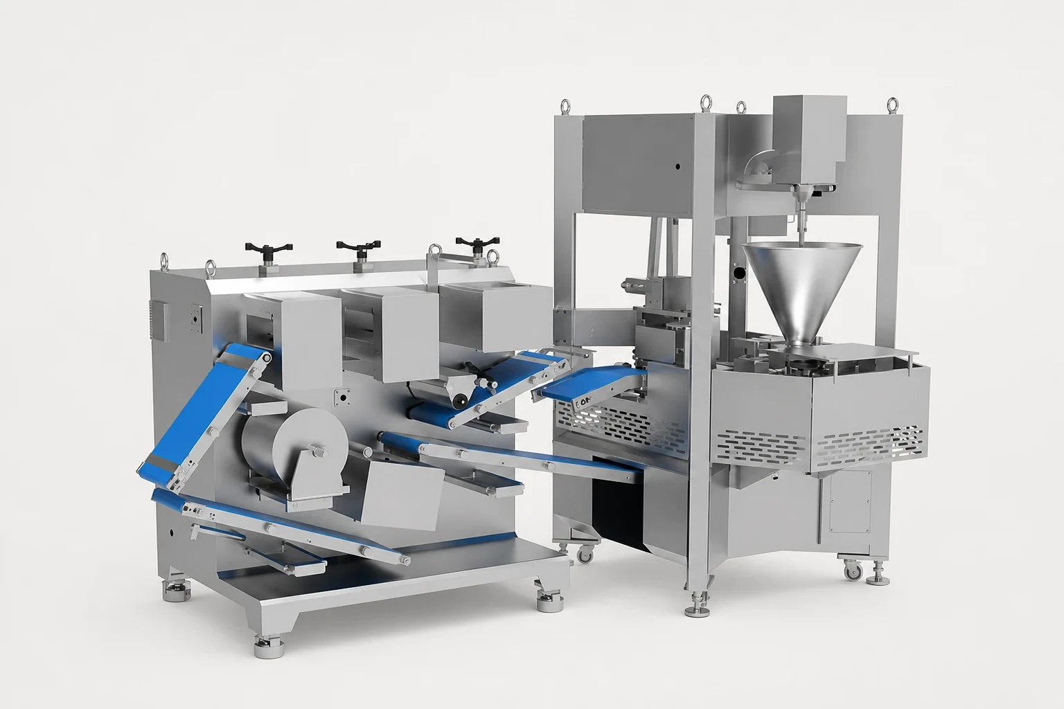 Automatic wonton and shumai forming machine