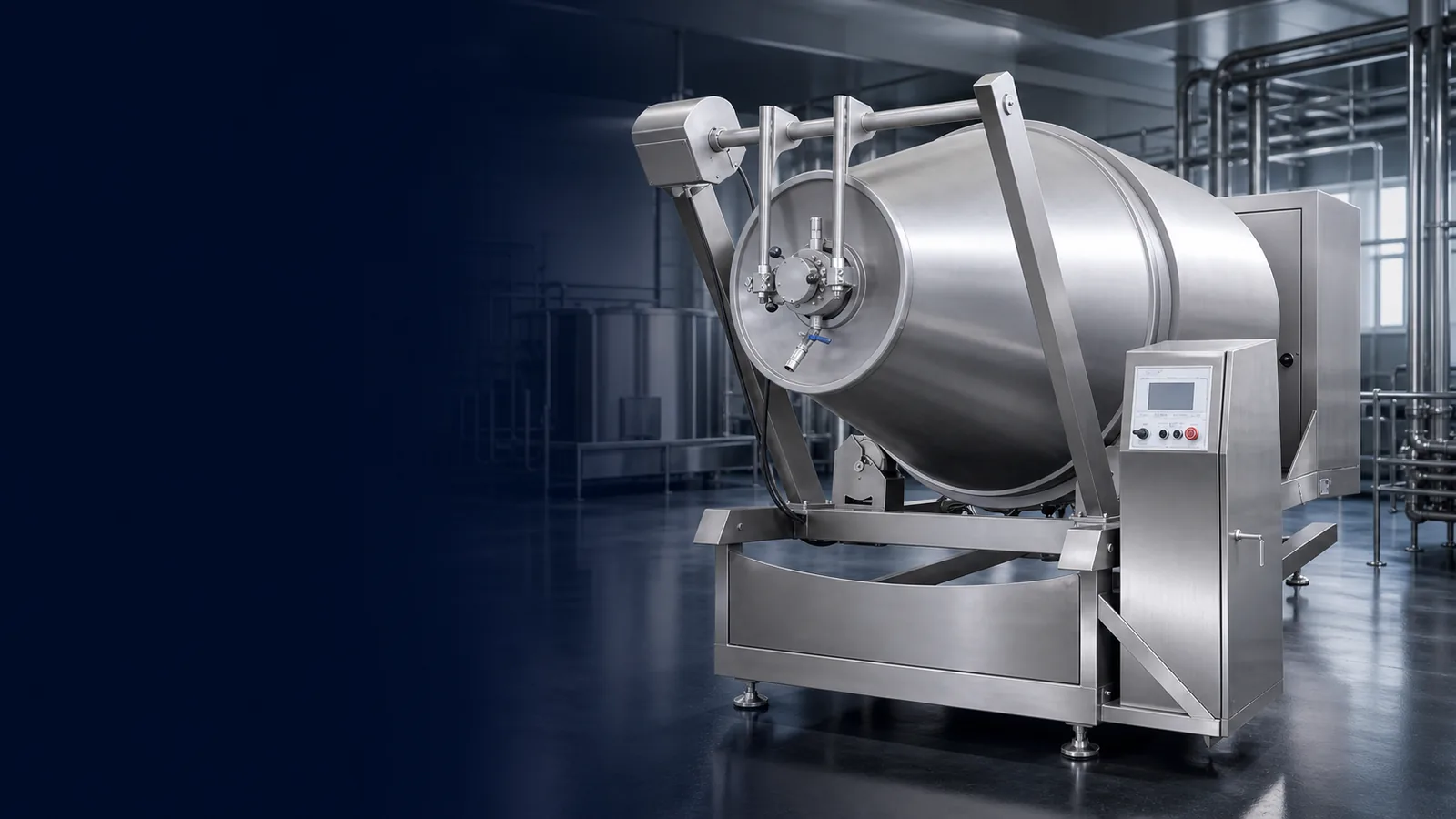 GR-1700II Tilting Vacuum Tumbler