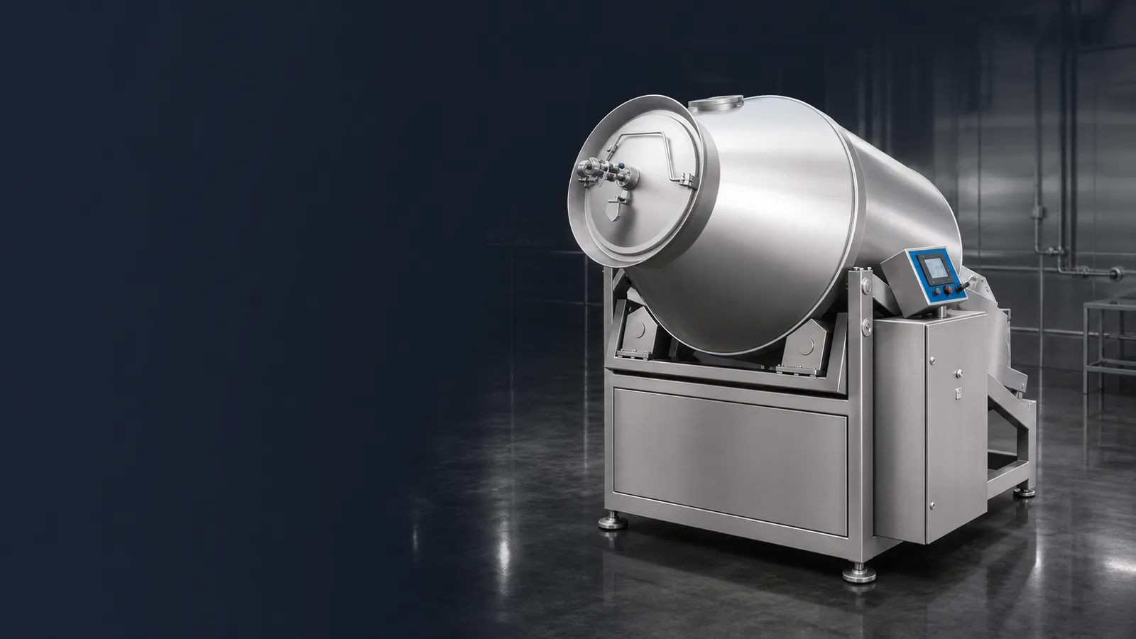 GR-2500II Tilting Vacuum Tumbler