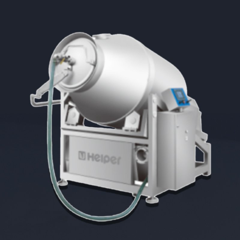 Official Chinese HELPER GR-2500II tilting vacuum tumbler photograph