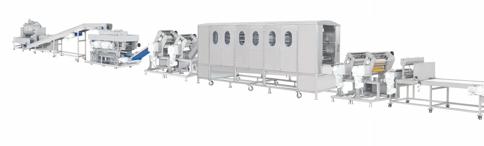 HELPER handmade noodle intermediate production line from mixing through resting and blank forming