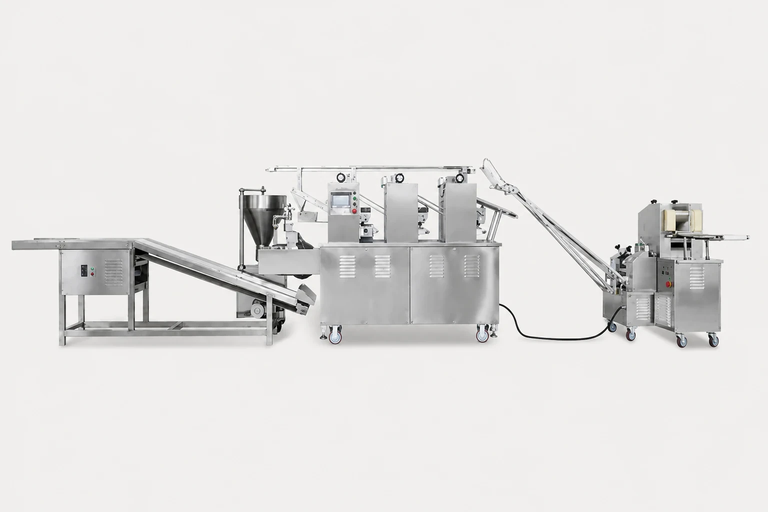 High-speed automatic dumpling forming line