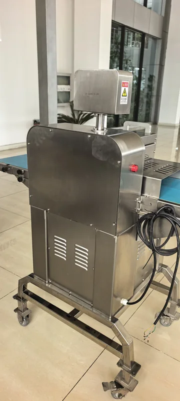 LC-500 rear cabinet with ventilation slots and a braced wheeled base