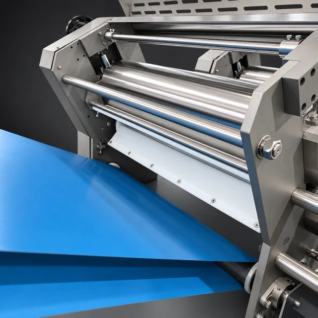 M800 view: Smooth roller and scraper