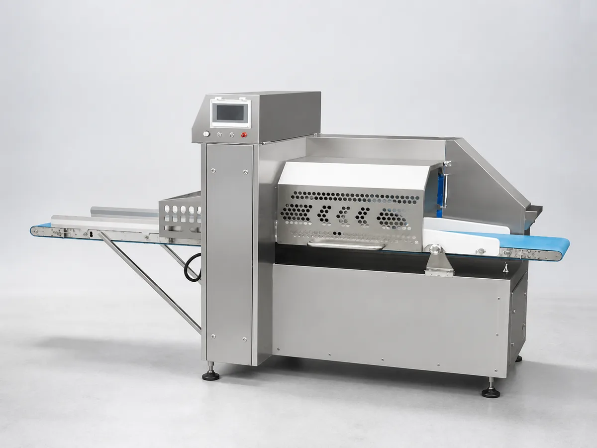 visualization of meat dicing and slicing equipment