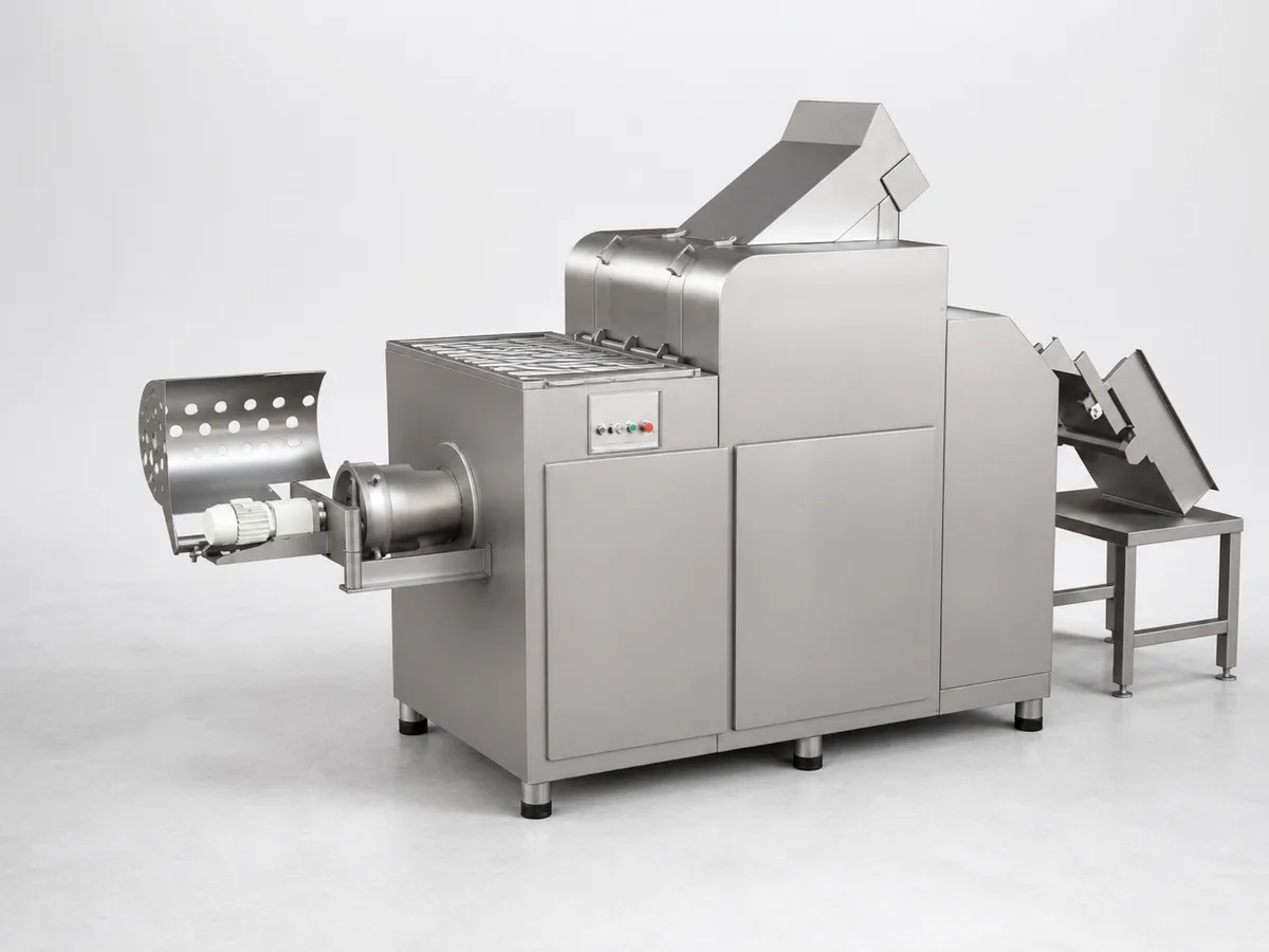visualization of wet pet-food forming and processing equipment