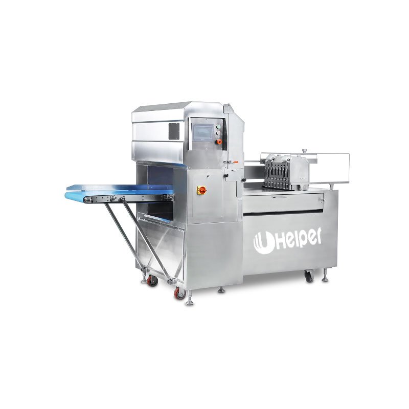 Official HELPER multi-piece frozen meat slicing machine