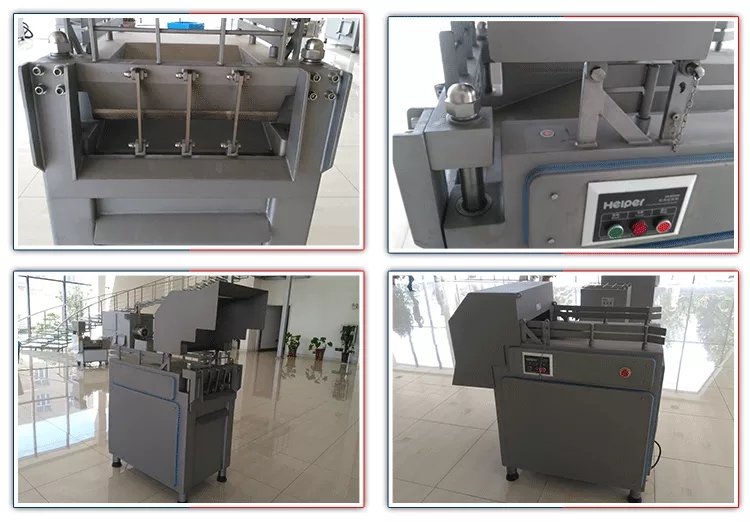 QK-2000 infeed, guard and control details