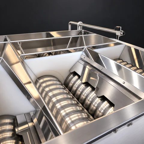 Feed chamber and corrugated rollers: standalone compound dough sheeter