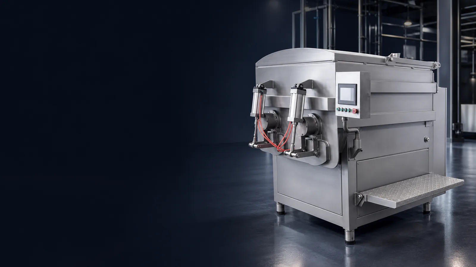 ZKJB-1200 Cooling Vacuum Meat Mixer