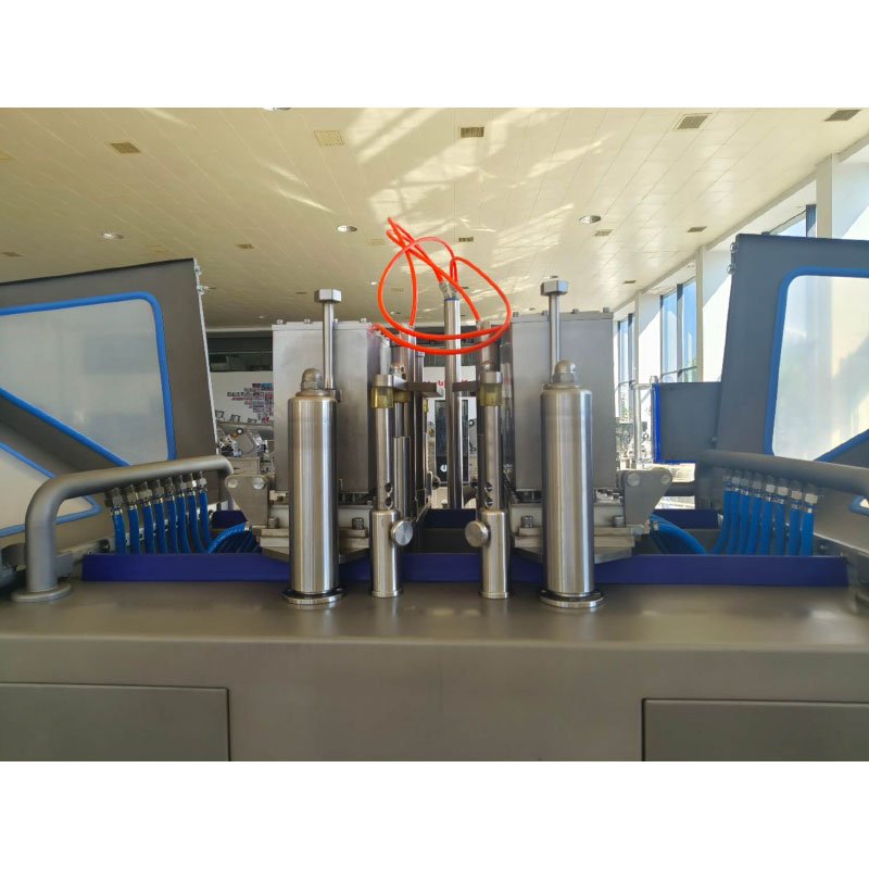 Official HELPER ZN-240 pneumatic needle head and sanitary piping detail