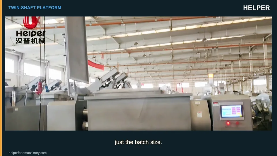 Video preview: Sticky rice filling mixer