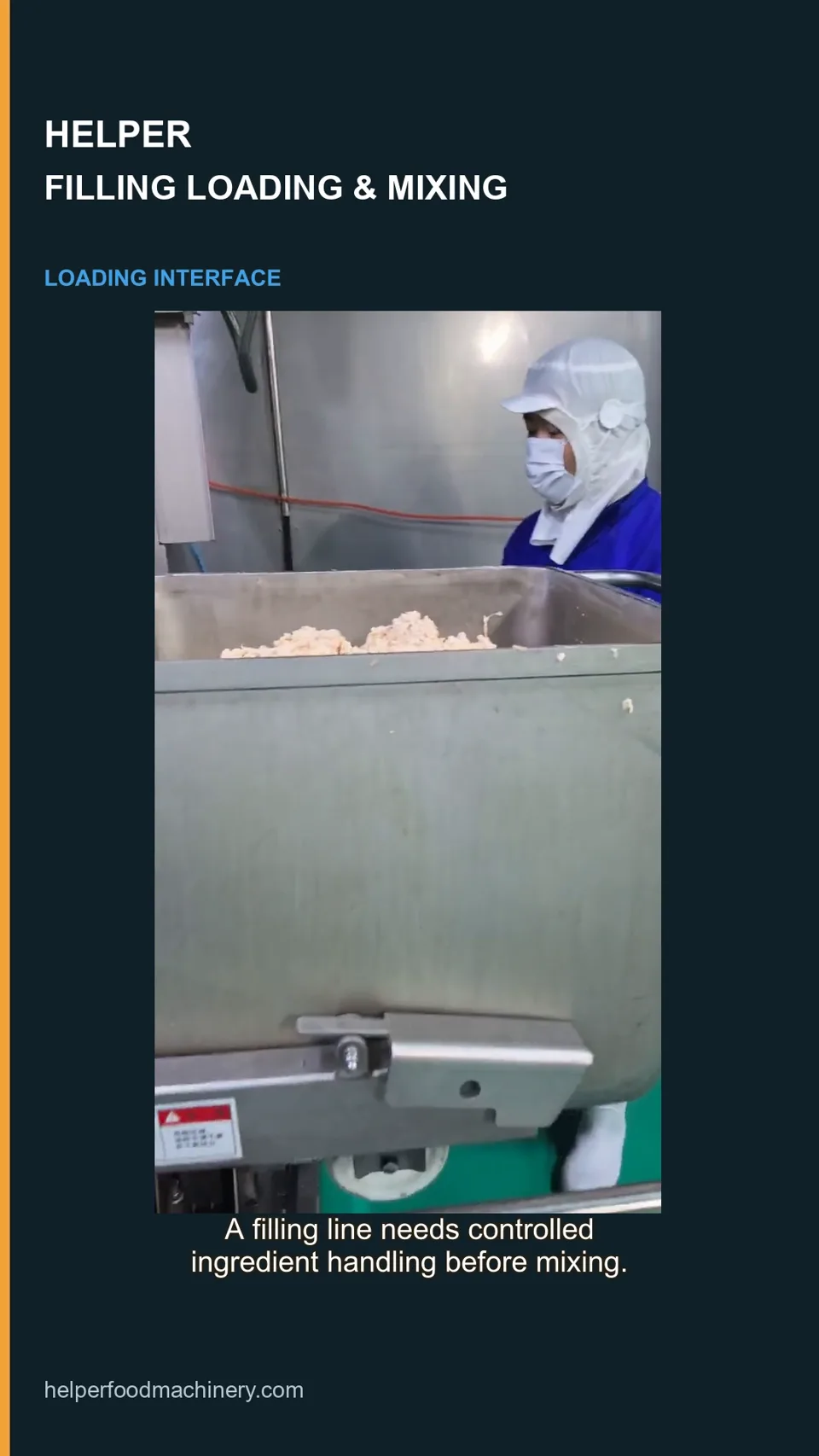 Video preview: Filling loading & mixing